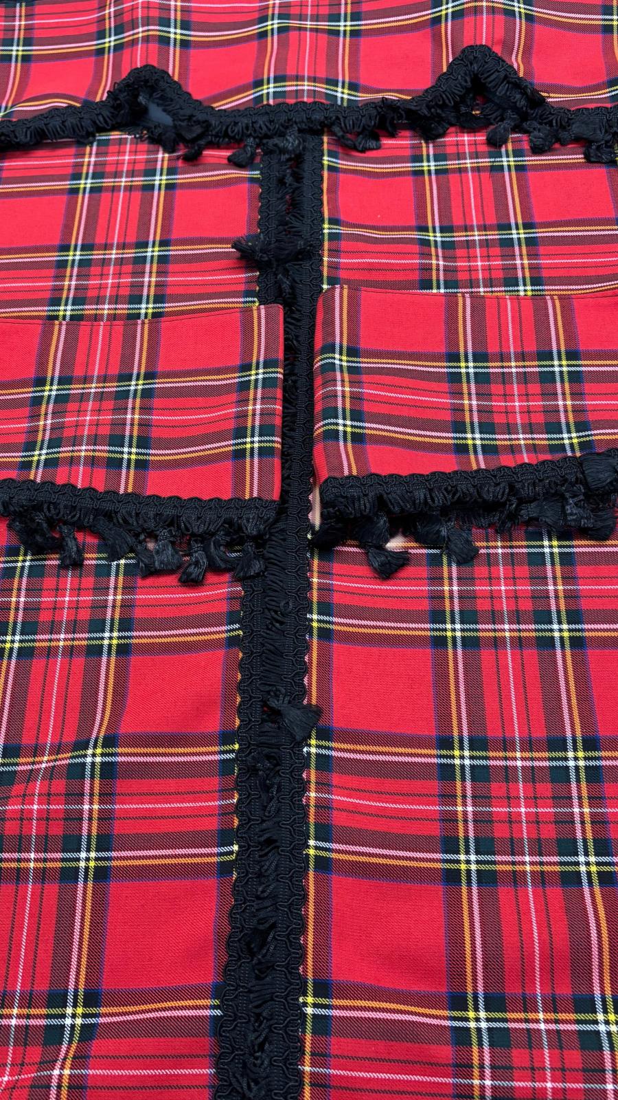 Ready to hang Royal Stewart Van curtains Whiterig Truck Curtains